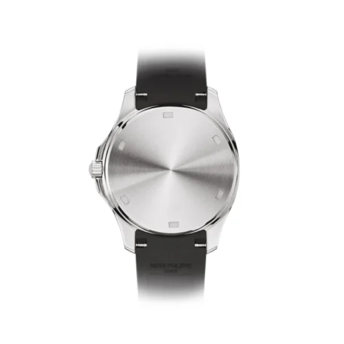 Aquanaut 5067A SS PPF 1:1 Best Edition Black Textured Dial on Black Rubber Strap RONDA Quartz - Image 5