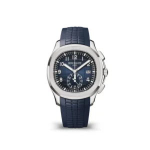 Aquanaut 5968 42mm SS 3KF 1:1 Best Edition Blue Dial on Blue Rubber Strap A330 Not Super Clone