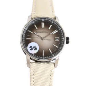 CODE 11.59 Ref.15210 Brown Dial on Beige Nylon Strap