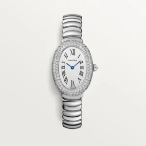 Cartier Baignoire de Cartier watch, small model Rhodium-finish white gold