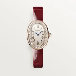 Cartier Baignoire de Cartier watch, small model Varnished red