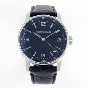 Code11.59 15210 41mm SS Blue Dial On Blue Leather Strap APSF A4302 Super Clone