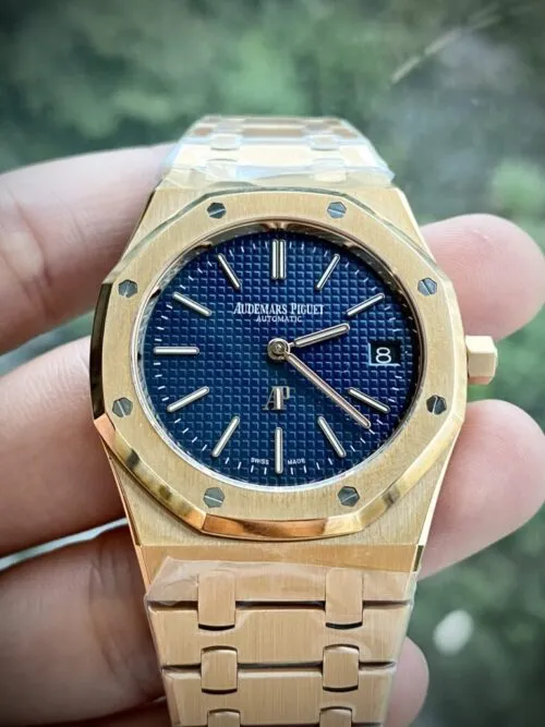 Audemars Piguet Royal Oak 15202OR Jumbo 39mm Blue Dial by ZF Factory - Image 4