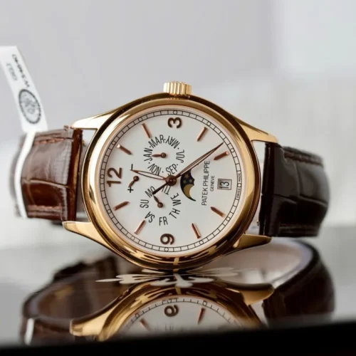 Patek Philippe Complications 5146 18K Gold Wrapped Custom 39mm Good Imitation Watch - Image 4