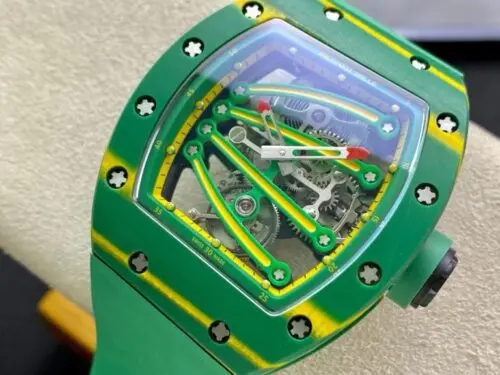 Richard Mille RM59-01 Yohan Blake Tourbillon Carbon Green 43x50mm - Image 3