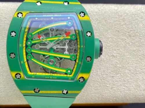 Richard Mille RM59-01 Yohan Blake Tourbillon Carbon Green 43x50mm - Image 5