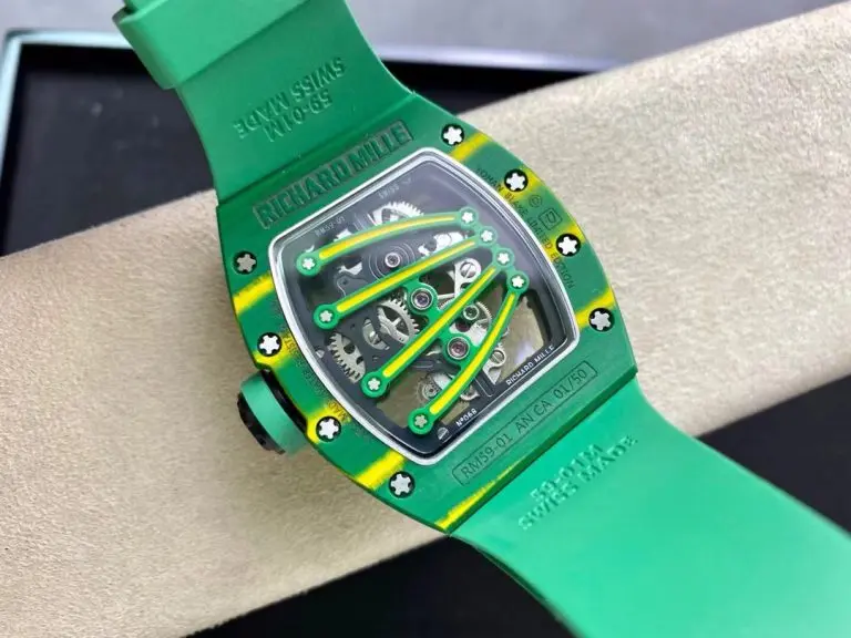 Richard Mille RM59-01 Yohan Blake Tourbillon Carbon Green 43x50mm - Image 7