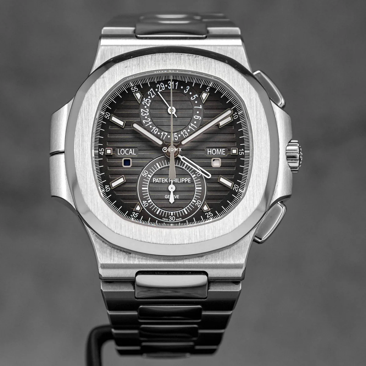 Patek Philippe Nautilus 5990/1A Travel Time Steel Black Dial