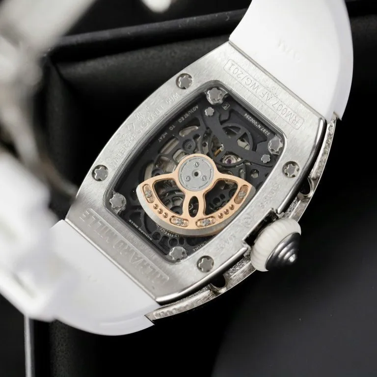 Richard Mille RM007 White Custom Full Moissanite Diamonds - Image 7