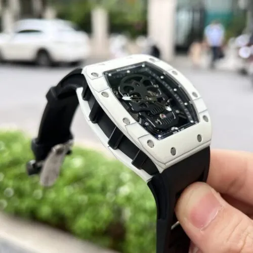 Richard Mille RM052 Tourbillon Skull Carbon with Rubber Strap 43mm - Image 3