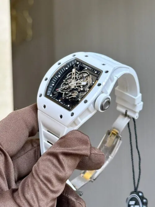 Richard Mille RM055 Bubba Watson Ceramic White with Black Dial, BBR Factory - Image 4