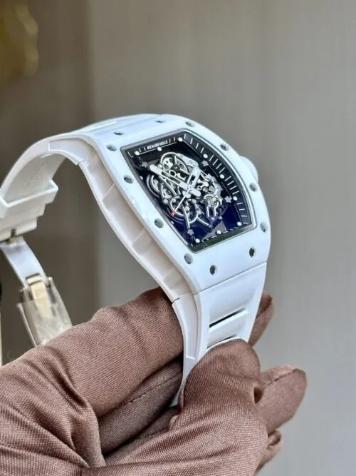 Richard Mille RM055 Bubba Watson Ceramic White with Black Dial, BBR Factory - Image 2