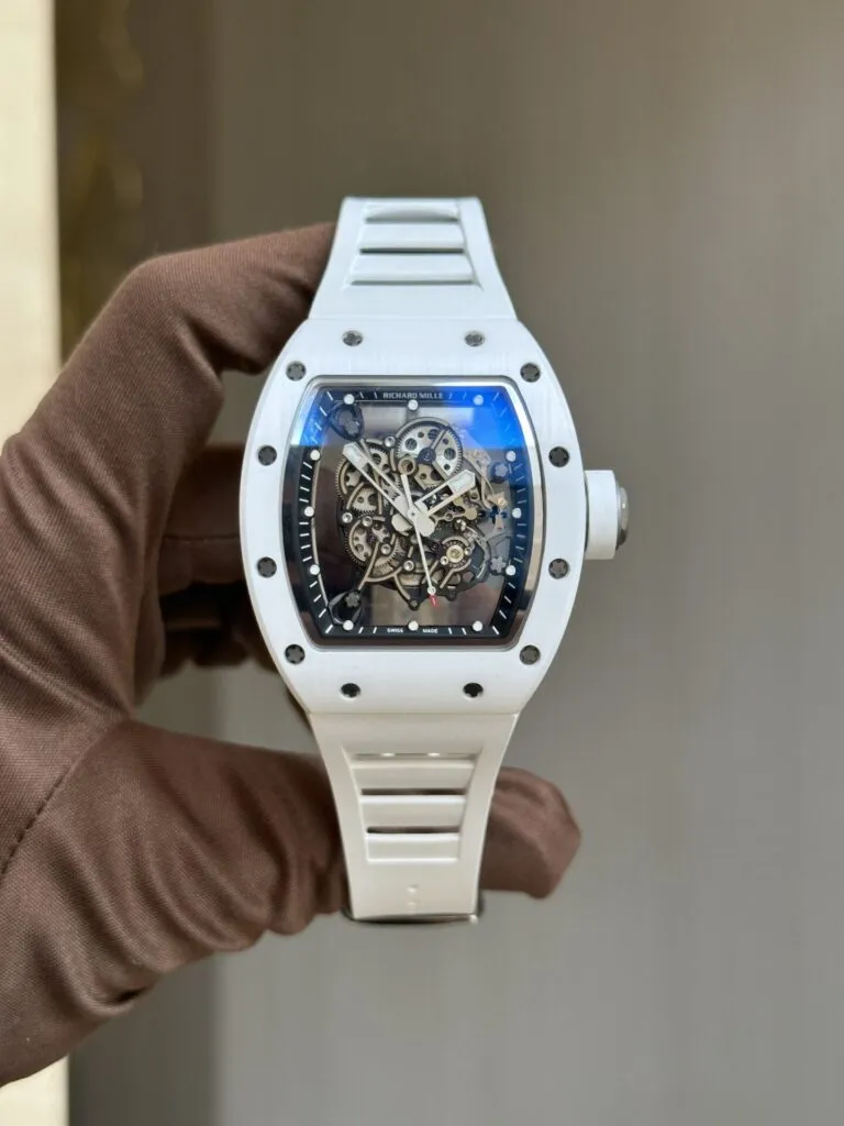 Richard Mille RM055 Bubba Watson Ceramic White with Black Dial, BBR Factory - Image 5