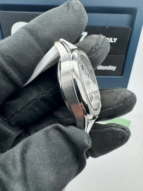 Aquanaut 5067A SS PPF 1:1 Best Edition White Textured Dial on White Rubber Strap RONDA Quartz - Image 6