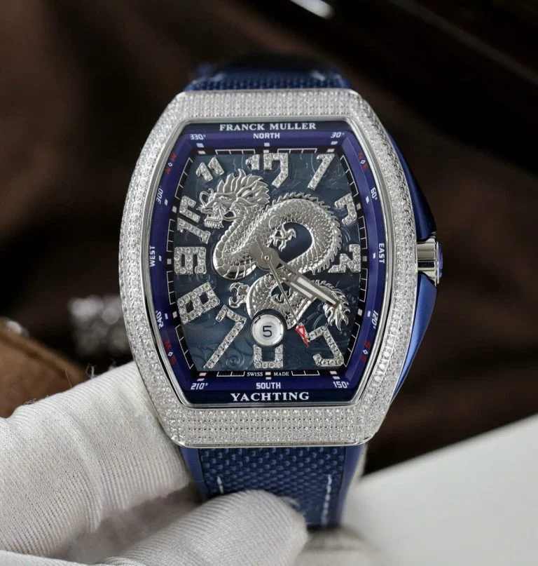 Franck Muller V45 Dragon Dial Blue ABF Factory 45mm