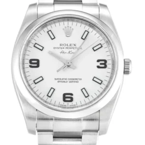 Rolex Air-King 34mm White Dial 114200 Super Clone