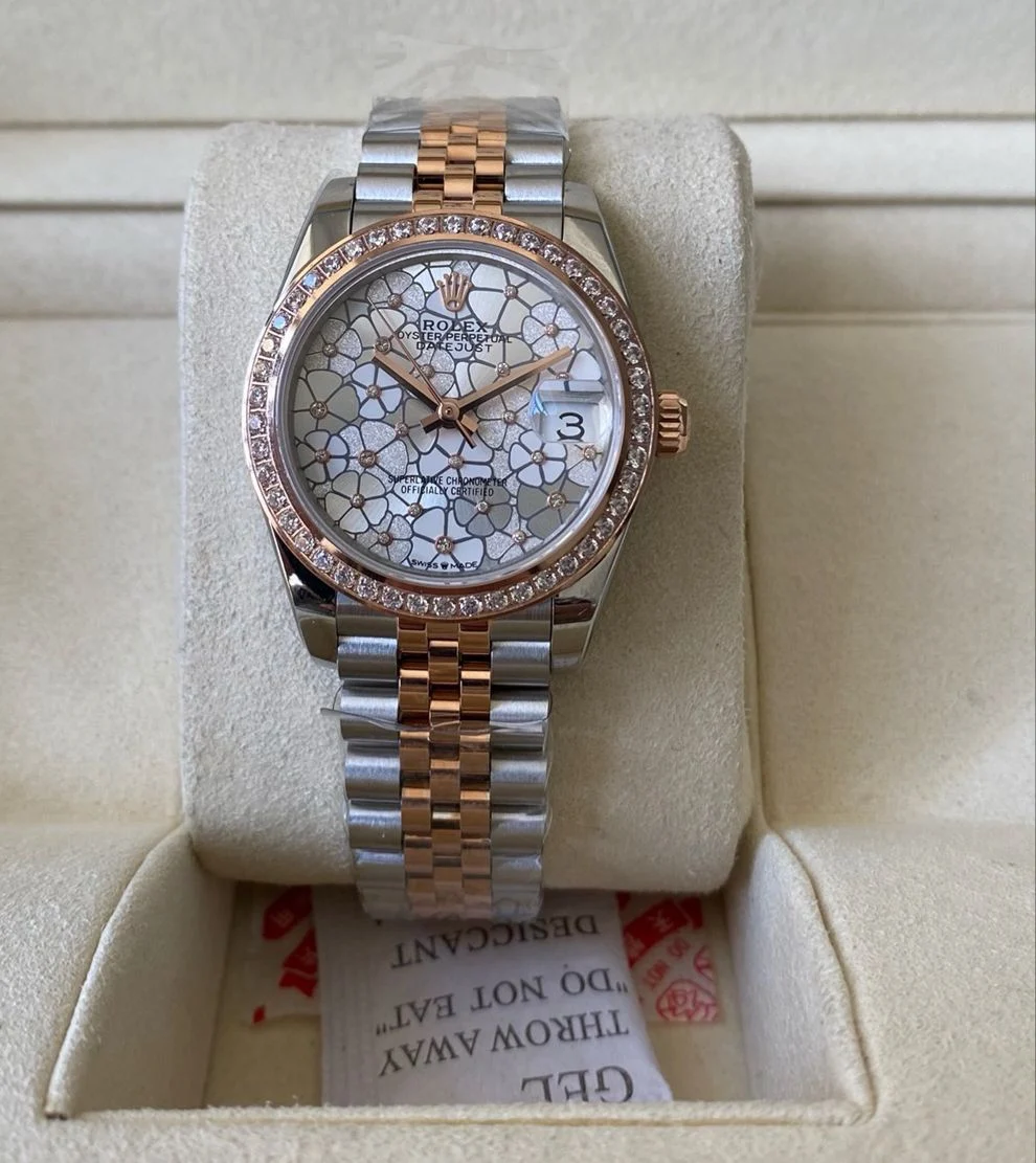 Rolex Datejust 31 FLORAL DIAMOND DIAL Super Clone