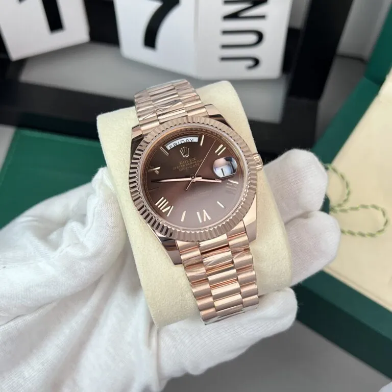 Rolex Day-Date 18K Gold Wrapped Chocolate Dial GM Factory V2 40mm