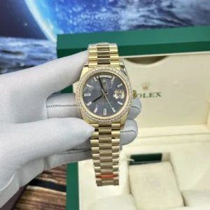 Rolex Day-Date 40mm Mother-Of-Pearl Dial with Diamonds – BP Factory