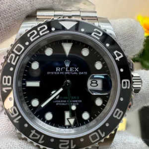 Rolex GMT-Master II 40mm Black Dial Black Bezel Oyster Bruce Wayne Super Clone